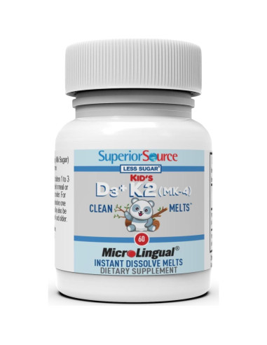 Multivitamínico Infantil D3 y K2 Superior Source - 60 Tabletas