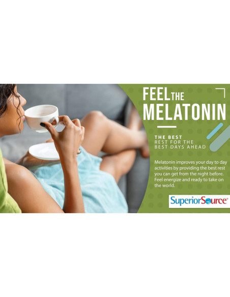 Suplemento de Melatonina Superior Source 90 Tabletas Disolventes Suplemento de Melatonina Superior Source 90 Tabletas Disolventes