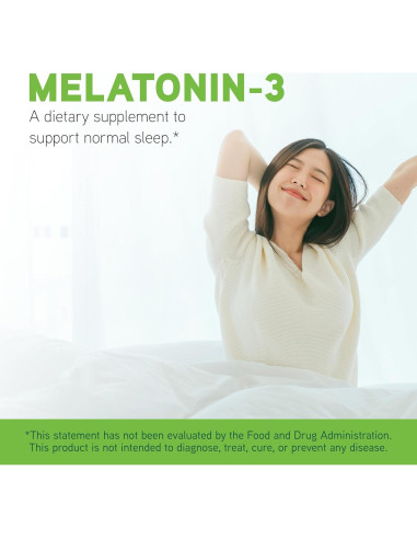 Suplemento de Melatonina 3 mg Davinci Labs - 60 Cápsulas Vegetarianas