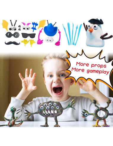 Kit de Arcilla que Seca al Aire ESSENSON 24 Colores DIY