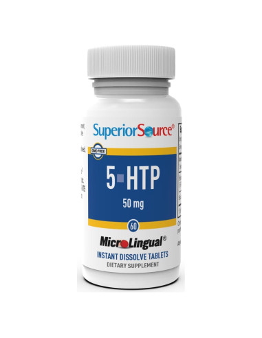 Suplemento 5-HTP Superior Source 50 mg - 60 Tabletas MicroLinguales