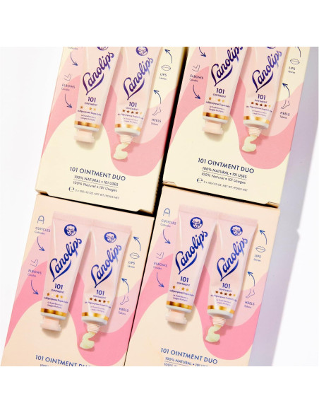 Lanolips 101 Ungüento Multi-Bálsamo Dúo 2x14.17g Hidratante