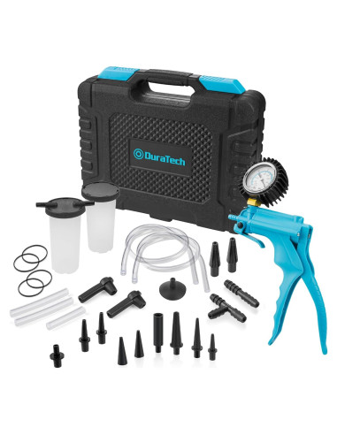 Kit de purga de frenos DURATECH 2 en 1 con manómetro