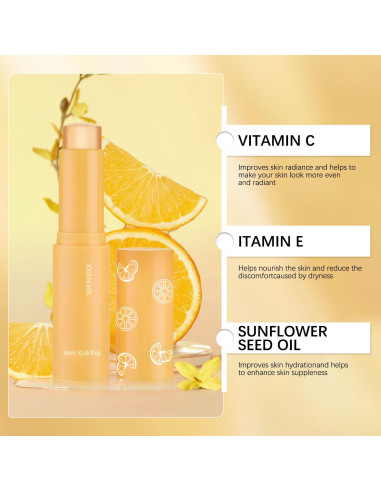 Barra de Suero Hidratante YIVANNUO con Vitamina C 2 Piezas