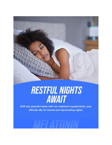 Melatonina 10 mg BulkSupplements.com - 240 Cápsulas para Dormir