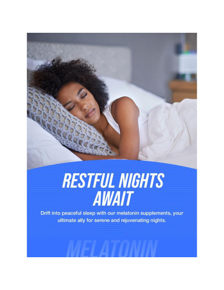 Melatonina 10 mg BulkSupplements.com - 240 Cápsulas para Dormir