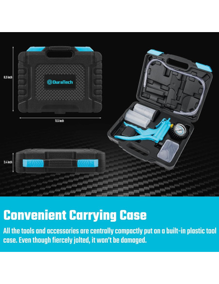 Kit de purga de frenos DURATECH 2 en 1 con manómetro