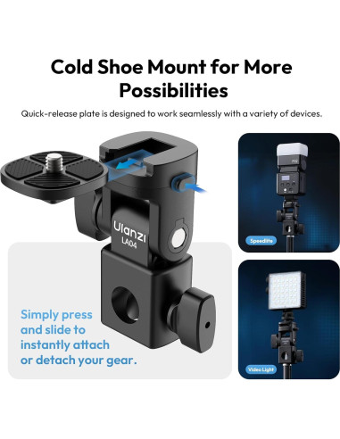 Adaptador de Montaje ULANZI LA04 para Soporte de Luz 3kg