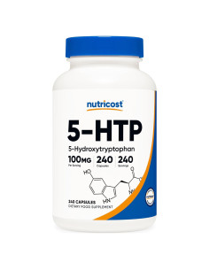 Nutricost 5-HTP 100mg 240 Cápsulas Vegetarianas Sin OGM Gluten