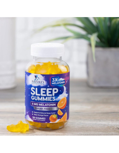 Gomitas para Dormir Sin Azúcar Nature's Nutrition 120 Unidades 6 mg