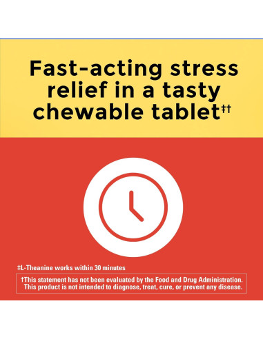 Nature Made L-Teanina Masticable 200mg - 50 Tabletas para Estrés