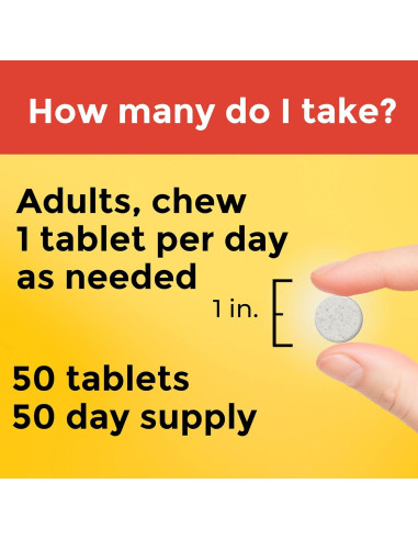 Nature Made L-Teanina Masticable 200mg - 50 Tabletas para Estrés