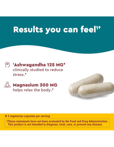 Nature Made Wellblends Calm & Relax 54 Cápsulas Vegetarianas