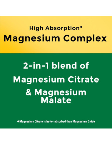 Nature Made Suplemento de Magnesio 250 mg Gomas Vegetarianas 40 Unidades