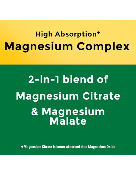 Nature Made Suplemento de Magnesio 250 mg Gomas Vegetarianas 40 Unidades