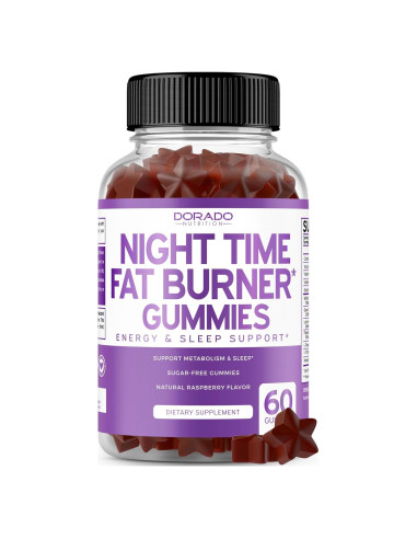 Gomitas Quemador de Grasa Nocturno Dorado Nutrition 60 Unidades