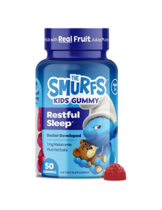 Gominolas de Melatonina Los Pitufos 1mg 50 Unidades