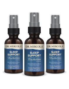 Spray de Melatonina Dr. Mercola 1.5 mg - Sabor Frambuesa 29 ml