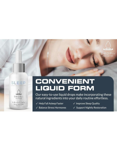 Gotas de Melatonina DropRx - Sueño Natural 59.15 ml
