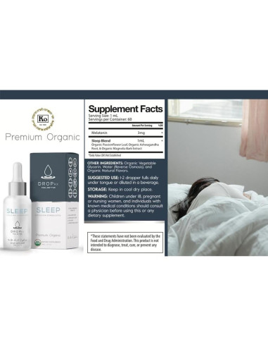 Gotas de Melatonina DropRx - Sueño Natural 59.15 ml