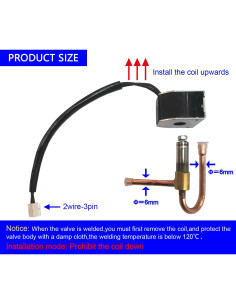 Válvula Electro-Magnética de Cosecha de Hielo EUHOMY 110V 2