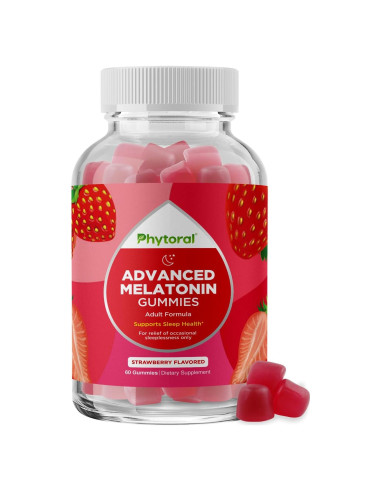 Gummies de Melatonina 5mg Phytoral - Suplemento para Dormir