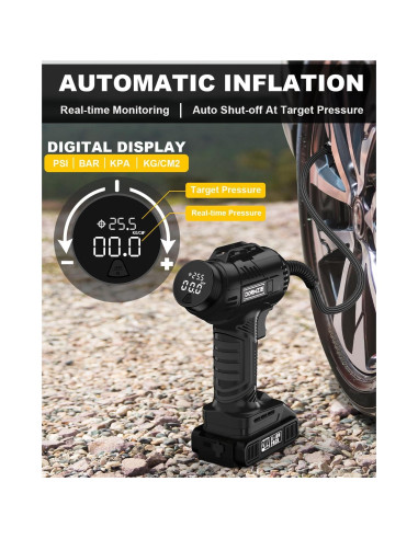 Compresor de Aire DORMZIE ST189CD 150 PSI Portátil 20V