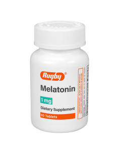 Tabletas de Melatonina Rugby 1mg - Suplemento 90 Unidades