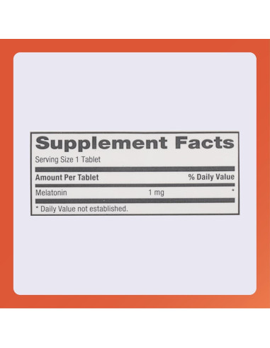 Tabletas de Melatonina Rugby 1mg - Suplemento 90 Unidades
