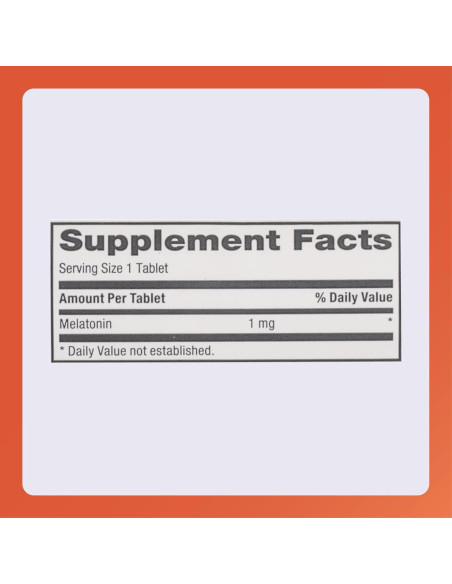 Tabletas de Melatonina Rugby 1mg - Suplemento 90 Unidades