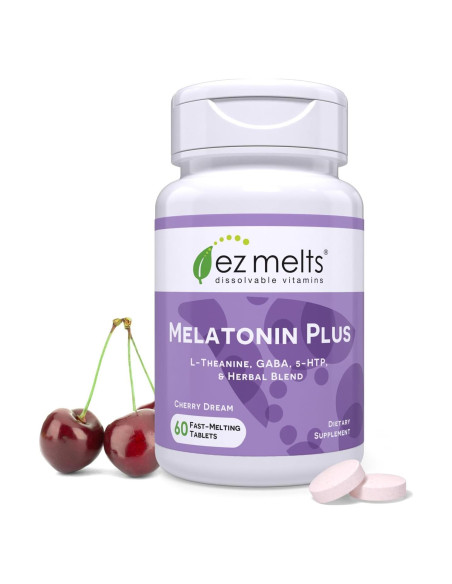 EZ Melts Melatonina 5mg Sin Azúcar - Suplemento para Sueño