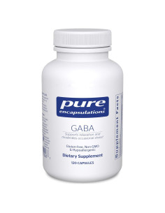 Suplemento GABA Pure Encapsulations 120 Cápsulas - Relajación