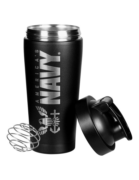 Botella Mezcladora Aislada 24 oz Marina - Regalos Militares