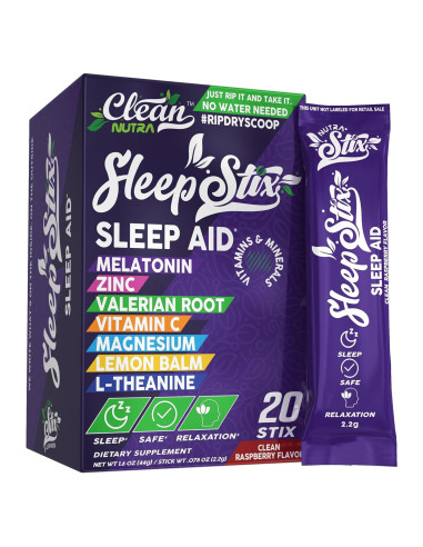 Polvo Clean Sleep Stix 20 Stix - Melatonina y Magnesio