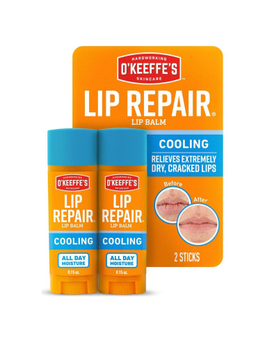 Bálsamo Labial O'Keeffe's Reparador Hidratante Doble 17.86g