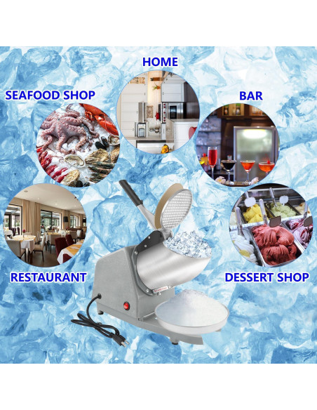 Máquina de Hielo KOFOHON SM-01 Acero Inoxidable 300W Gris Máquina de Hielo KOFOHON SM-01 Acero Inoxidable 300W Gris