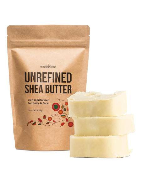 Manteca de Karité Cruda 100% Pura 454g - Hidratante Natural