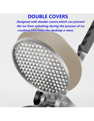 Máquina de Hielo KOFOHON SM-01 Acero Inoxidable 300W Gris