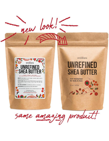 Manteca de Karité Cruda 100% Pura 454g - Hidratante Natural