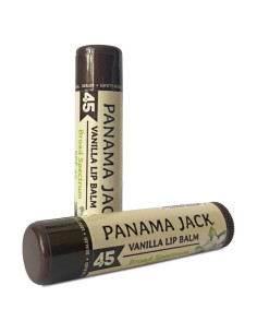 Bálsamo Labial Protector Solar Panama Jack SPF 45 Vainilla - Paquete de 2