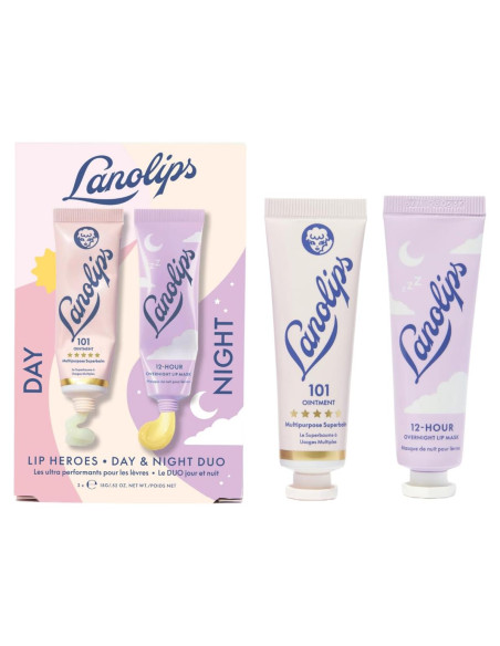 Lanolips 101 Balsamo Labial y Mascarilla Nocturna - Kit 2 Unidades Lanolips 101 Balsamo Labial y Mascarilla Nocturna - Kit 2 Unidades