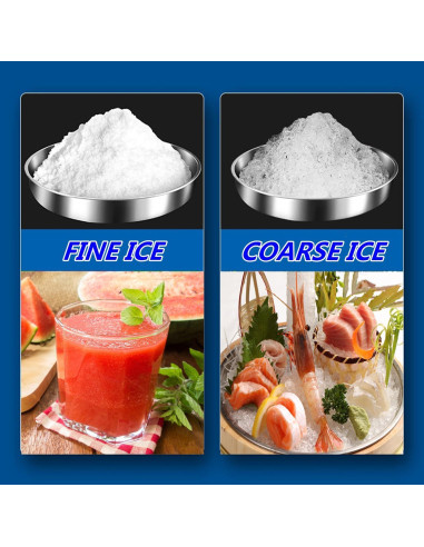 Máquina de Hielo KOFOHON SM-01 Acero Inoxidable 300W Gris