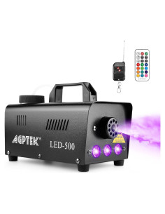 Máquina de Niebla AGPTEK HA0304-MBFBA con LED y Control Remoto