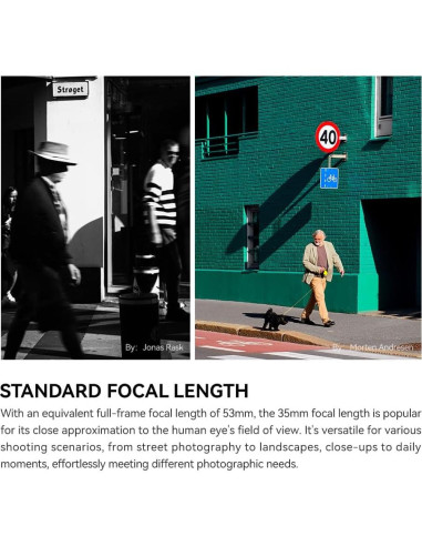 Lente TTartisan AF 35mm F1.8 II para Fujifilm X - Negro