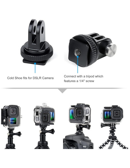 Funda Protectora Skeleton GEPULY para GoPro Hero 9-13 Black