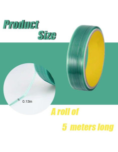 Cinta para Corte de Vinilo ZIMISI 5M Verde Sin Cuchilla 2