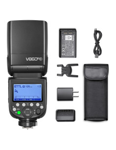 Flash Godox V860III-C para Cámara Canon E-TTL II 7.2V 2600mAh
