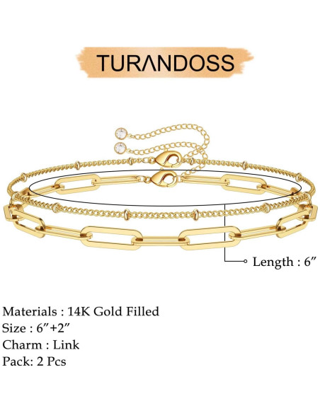 Brazalete Ajustable de Oro 14K para Mujeres - Cadena Ovalada y Perlas