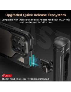 Jaula de Video SmallRig para iPhone 15 Pro con Adaptador 67mm 2