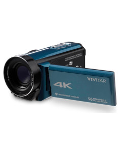 Cámara de Video 4K Vivitar DVR48K, 56MP, Zoom 18x, Impermeable